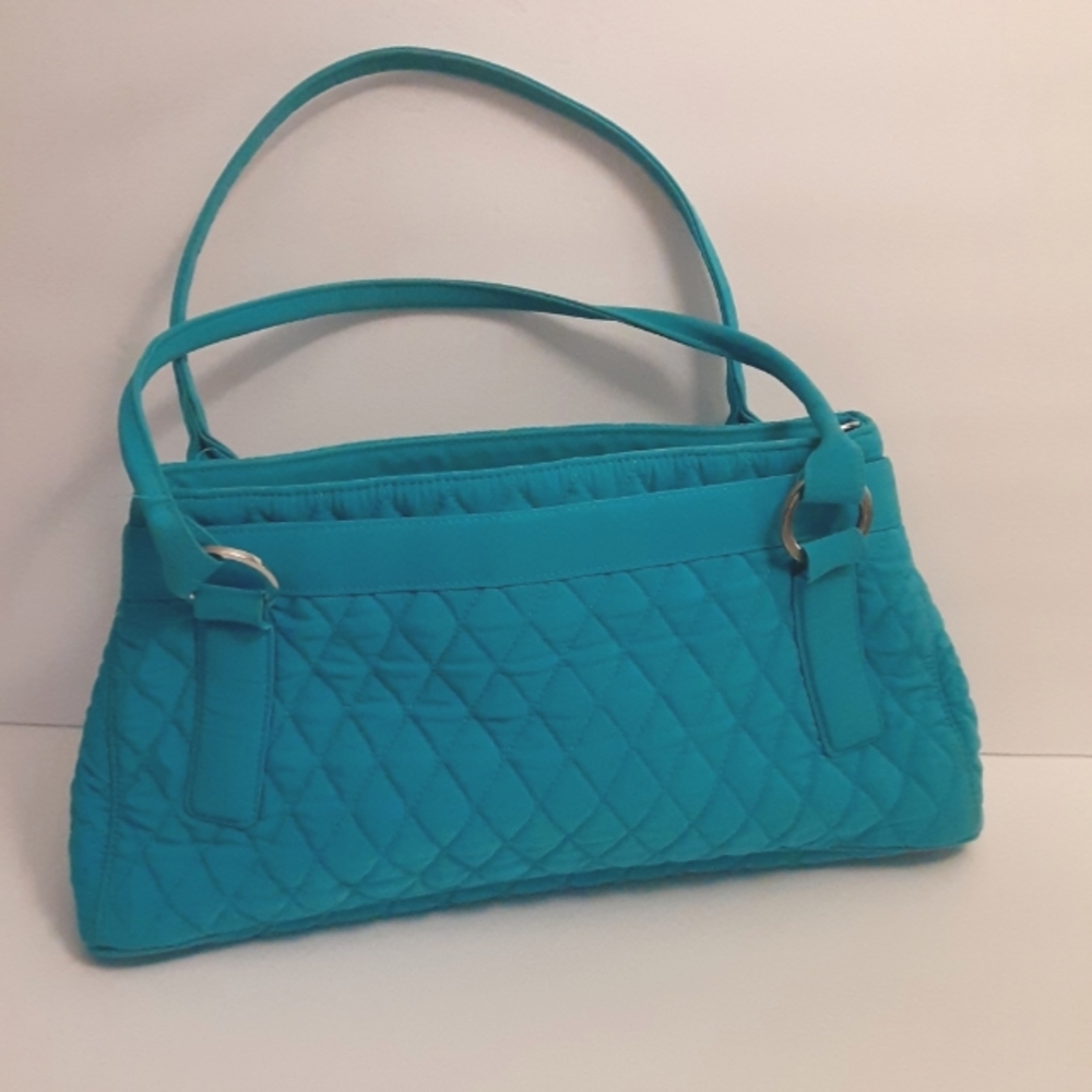 VERA BRADLEY VERA COASTAL BLUE Handbag.